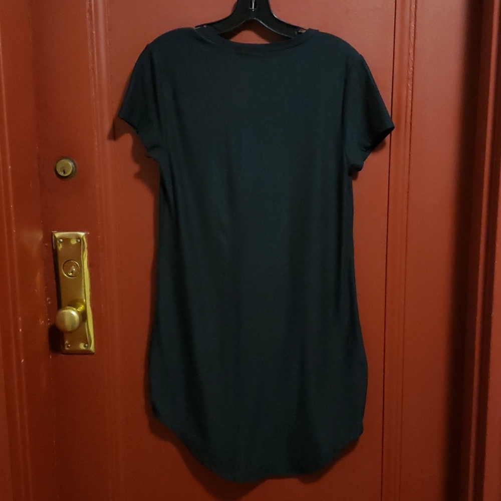 SAUCI BLACK/FLORAL DRESS SIZE MEDIUM - Picture 12 of 15